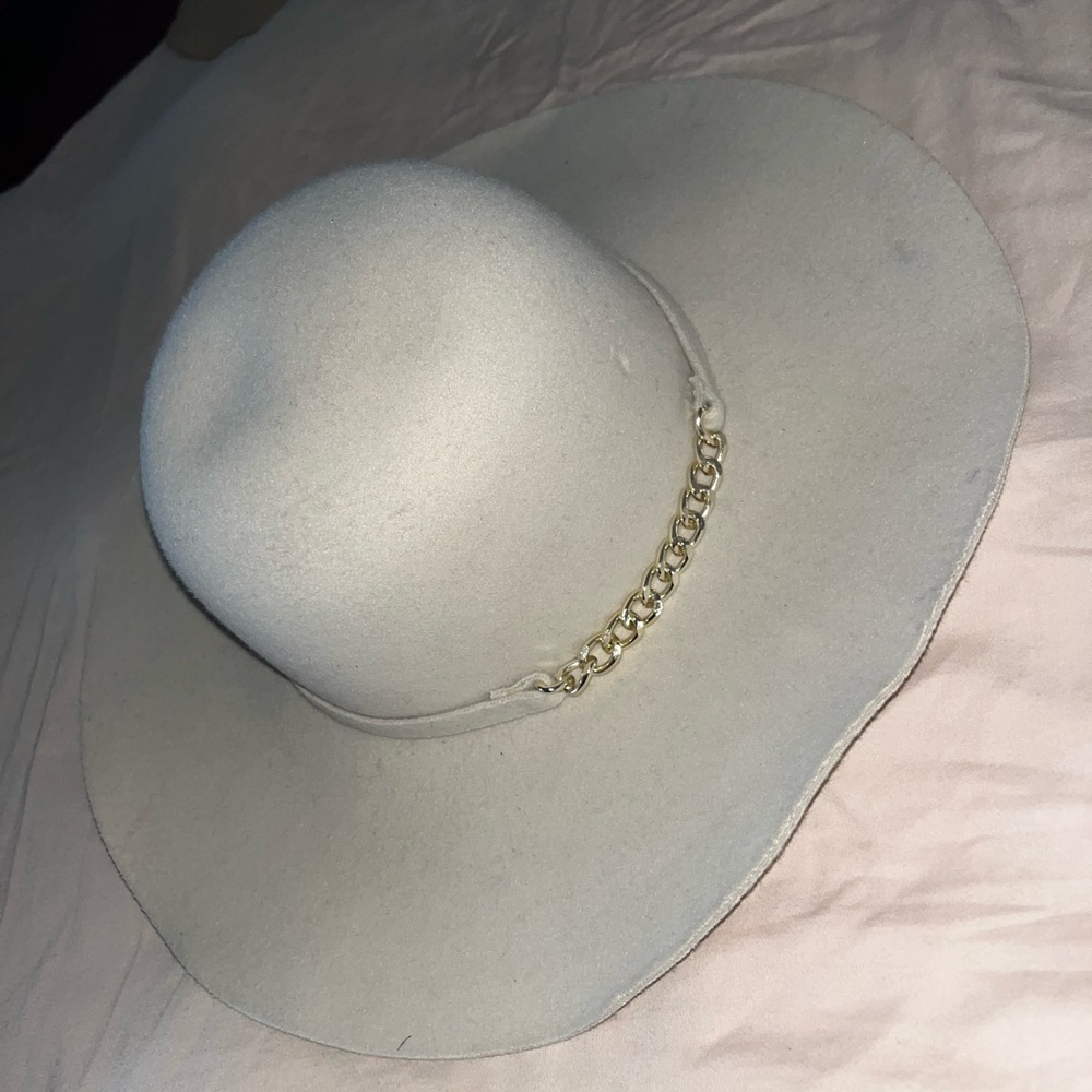 fancy off white women hat